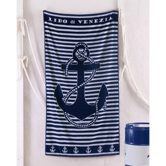 Πετσέτα Θαλάσσης Beach Towels Venecia Velour Cotton Rythmos (86x160) 1Τεμ