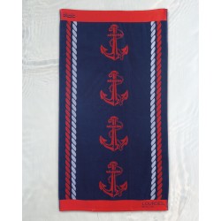 Πετσέτα Θαλάσσης Beach Towels Anchor Cotton Rythmos (86x160) 1Τεμ