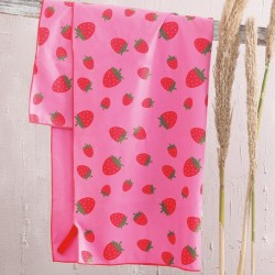 Πετσέτα Θαλάσσης Beach Towels Strawberry Fields Microfiber Rythmos (90x160) 1Τεμ