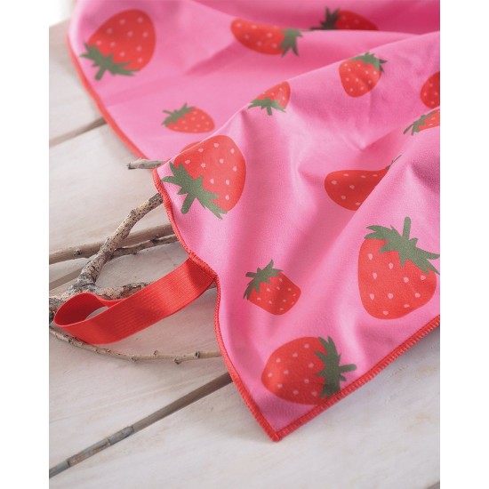 Πετσέτα Θαλάσσης Beach Towels Strawberry Fields Microfiber Rythmos (90x160) 1Τεμ