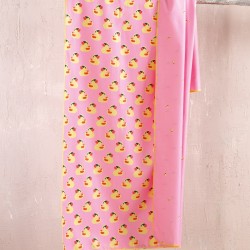 Πετσέτα Θαλάσσης Παιδική Beach Towels Duck Pink Micro Rythmos (90x160) 1Τεμ