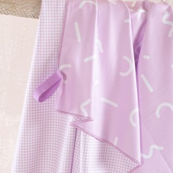 Πετσέτα Θαλάσσης Beach Towels Diffuse Mauve Micro Rythmos (90x160) 1Τεμ