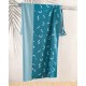 Πετσέτα Θαλάσσης Beach Towels Diffuse Petrol Micro Rythmos (90x160) 1Τεμ