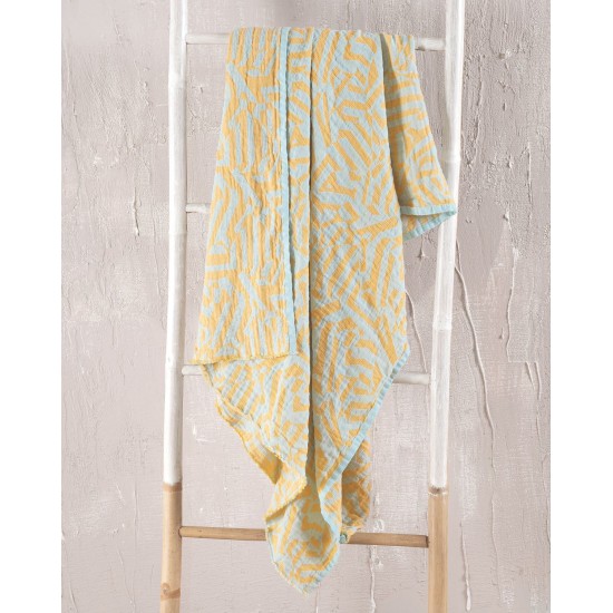 Πετσέτα Παρεό Beach Towels Azzuro Veraman Cotton Rythmos (100x200) 1Τεμ