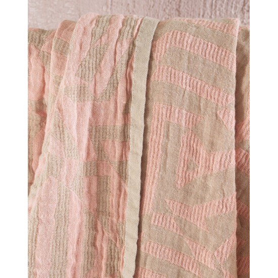 Πετσέτα Παρεό Beach Towels Azzuro Salmon Cotton Rythmos (100x200) 1Τεμ