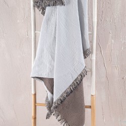 Πετσέτα Παρεό Beach Towels Damasco Grey Rythmos (100x170) 1Τεμ