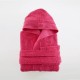 Μπουρνούζι Παιδικό Με Κουκούλα Bath Twist Fuchsia Cotton Rythmos 1Τεμ