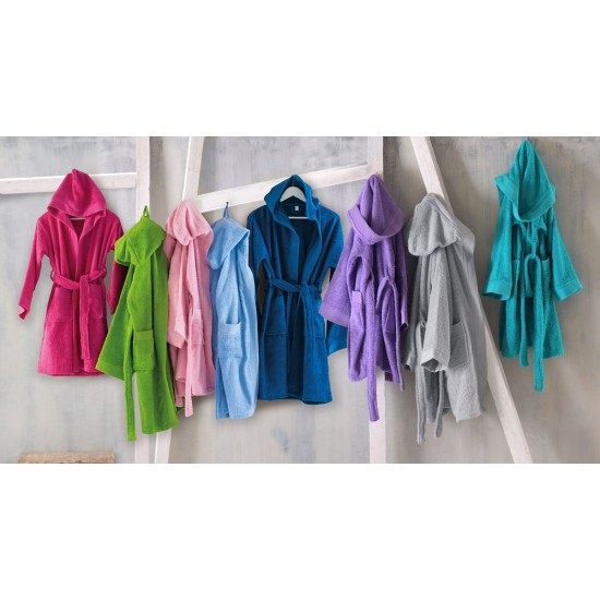Μπουρνούζι Παιδικό Με Κουκούλα Bath Twist Pink Cotton Rythmos 1Τεμ Μπουρνούζι Παιδικό Με Κουκούλα Bath Twist Pink Cotton Rythmos 1Τεμ