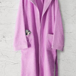 Μπουρνούζι Mε Κουκούλα Bath Amadeus Lilac Cotton Rythmos 1Τεμ