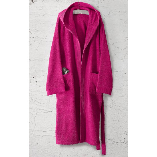 Μπουρνούζι Mε Κουκούλα Bath Amadeus Fuchsia Cotton Rythmos 1Τεμ