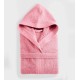 Μπουρνούζι Mε Κουκούλα Bath Amadeus Pink Cotton Rythmos 1Τεμ