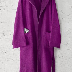 Μπουρνούζι Mε Κουκούλα Bath Amadeus Mauve Cotton Rythmos 1Τεμ