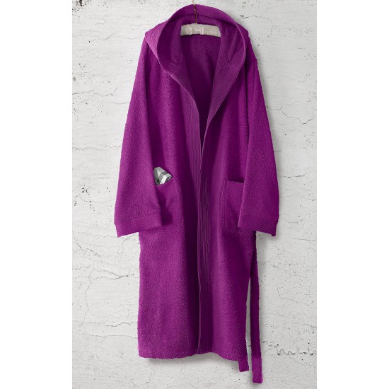 Μπουρνούζι Mε Κουκούλα Bath Amadeus Mauve Cotton Rythmos 1Τεμ