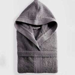 Μπουρνούζι Mε Κουκούλα Bath Amadeus Grey Cotton Rythmos 1Τεμ