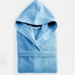 Μπουρνούζι Mε Κουκούλα Bath Amadeus Light Blue Cotton Rythmos 1Τεμ