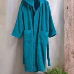 Μπουρνούζι Με Κουκούλα Bath Amadeus Turquoise Cotton Rythmos 1Τεμ