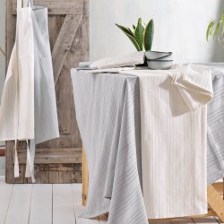 Τραπεζομάντηλο Dining Savoca Ecru Jacquard Cotton Rythmos (140x220) 1Τεμ