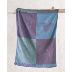 Πετσέτα Κουζίνας Kitchen Love Cooking Blue Cotton Rythmos (50x70) 1Τεμ