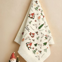 Ποτηρόπανο Christmas Noel Cotton Rythmos (40x60) 1Τεμ