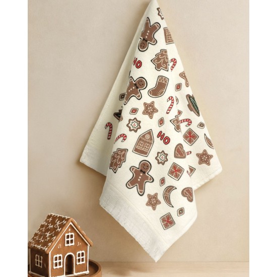 Ποτηρόπανο Christmas Ginger Cookies Cotton Rythmos (40x60) 1Τεμ Ποτηρόπανο Christmas Ginger Cookies Cotton Rythmos (40x60) 1Τεμ