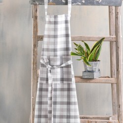 Ποδιά Ολόσωμη Kitchen Check Grey Cotton Rythmos (60x85) 1Τεμ Ποδιά Ολόσωμη Kitchen Check Grey Cotton Rythmos (60x85) 1Τεμ