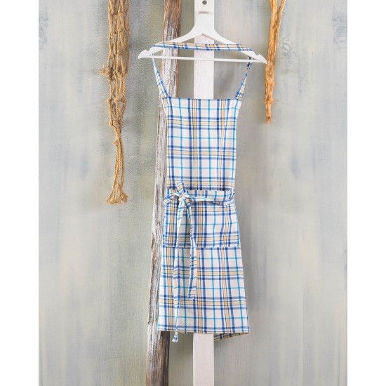 Ποδιά Ολόσωμη Kitchen Provence Blue Cotton Rythmos (60x85) 1Τεμ