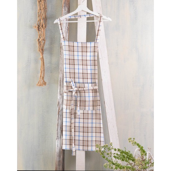 Ποδιά Ολόσωμη Kitchen Provence Brown Cotton Rythmos (60x85) 1Τεμ