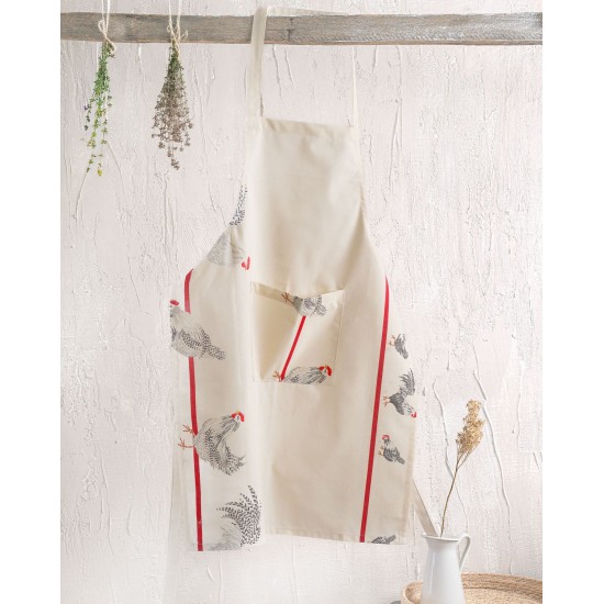 Ποδιά Ολόσωμη Foivos Cotton Rythmos (60x85) 1Τεμ