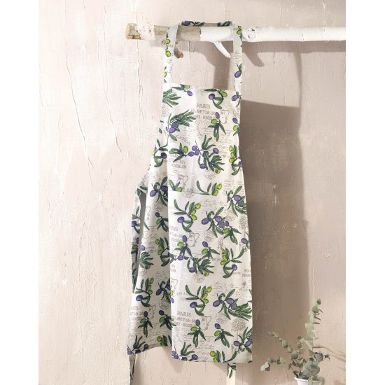 Ποδιά Ολόσωμη Olives Cotton Rythmos (60x85) 1Τεμ