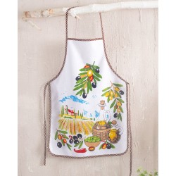 Ποδιά Κουζίνας Kitchen Mediterraned Rythmos (65x85) 1Τεμ