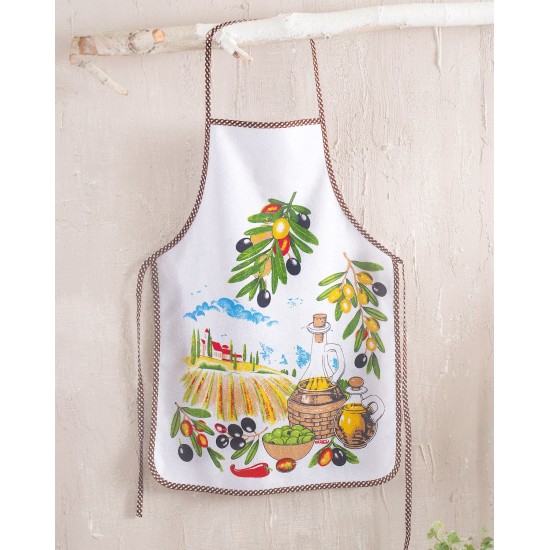 Ποδιά Κουζίνας Kitchen Mediterraned Rythmos (65x85) 1Τεμ