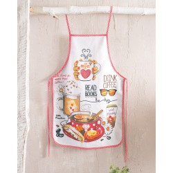 Ποδιά Κουζίνας Kitchen Machiatto Rythmos (65x85) 1Τεμ