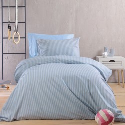 Κουβερλί Μονό Σετ Diva Polene Blue Polycotton Rythmos (160x240) 2Τεμ