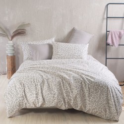 Πάπλωμα Υπέρδιπλο Σετ Nova Nala Beige Polycotton Rythmos (220x240) 3Τεμ