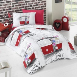 Παπλωματοθήκη Μονή Σετ Kids San Francisco Cotton Rythmos (155x235) 2Τεμ Παπλωματοθήκη Μονή Σετ Kids San Francisco Cotton Rythmos (155x235) 2Τεμ