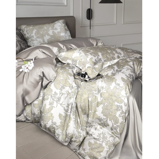 Πάπλωμα Υπέρδιπλο Σετ Leon 300TC Tencel Rythmos (235x250) 3Τεμ