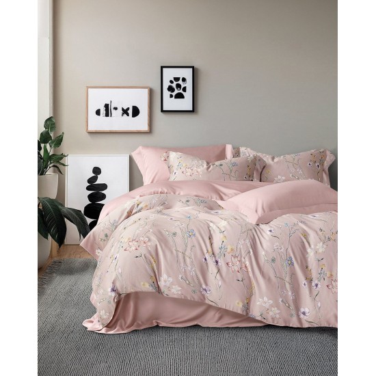 Πάπλωμα Υπέρδιπλο Σετ Feline 300TC Tencel Rythmos (235x250) 3Τεμ