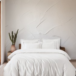 Πάπλωμα Υπέρδιπλο Σετ Glacier Off White 300TC Tencel Rythmos (235x250) 3Τεμ