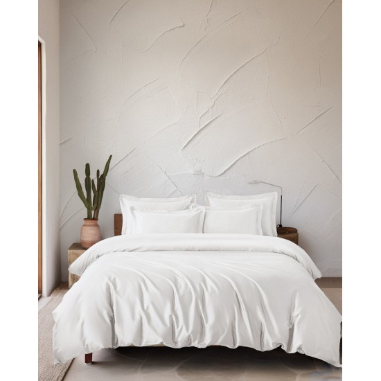 Παπλωματοθήκη King Σετ Glacier Off White 300TC Tencel Rythmos (240x260) 3Τεμ