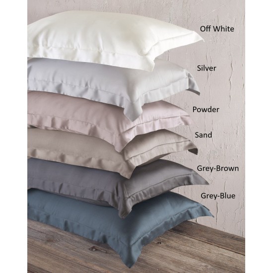 Κουβερλί Υπέρδιπλο Σετ Glacier Silver 300TC Tencel Rythmos (235x250) 3Τεμ