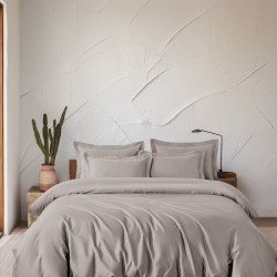 Πάπλωμα Υπέρδιπλο Σετ Glacier Beige-Sand 300TC Tencel Rythmos (235x250) 3Τεμ