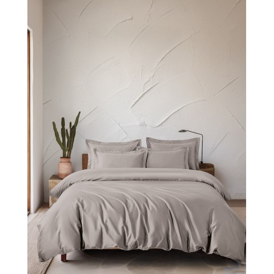 Κουβερλί Υπέρδιπλο Σετ Glacier Beige-Sand 300TC Tencel Rythmos (235x250) 3Τεμ