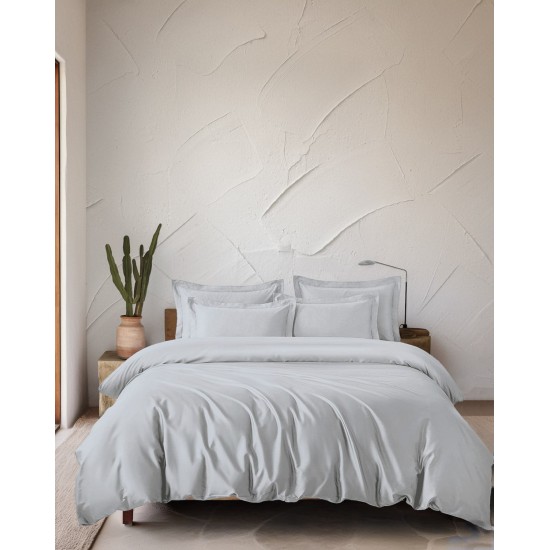 Κουβερλί Υπέρδιπλο Σετ Glacier Silver 300TC Tencel Rythmos (235x250) 3Τεμ