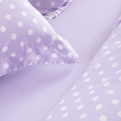 Πάπλωμα Υπέρδιπλο Σετ Coquette Lilac 200TC Satin Cotton Rythmos (220x240) 3Τεμ