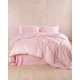 Σεντόνια Υπέρδιπλα Σετ Coquette Pink 200TC Satin Cotton Rythmos (240x260) 4Τεμ