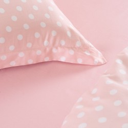 Πάπλωμα Υπέρδιπλο Σετ Coquette Pink 200TC Satin Cotton Rythmos (220x240) 3Τεμ