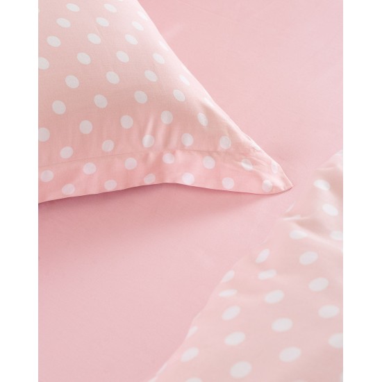 Σεντόνια Υπέρδιπλα Σετ Coquette Pink 200TC Satin Cotton Rythmos (240x260) 4Τεμ