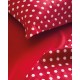 Πάπλωμα Υπέρδιπλο Σετ Coquette Red 200TC Satin Cotton Rythmos (220x240) 3Τεμ