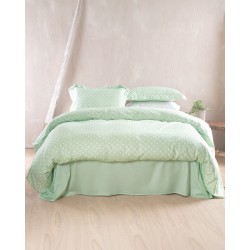 Σεντόνια Υπέρδιπλα Σετ Coquette Mint 200TC Satin Cotton Rythmos (240x260) 4Τεμ