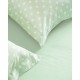Πάπλωμα Υπέρδιπλο Σετ Coquette Mint 200TC Satin Cotton Rythmos (220x240) 3Τεμ